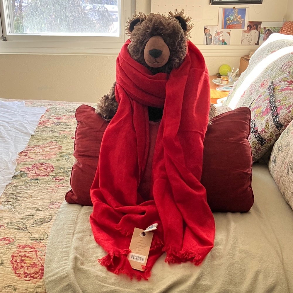 Cole Haan Red Scarf